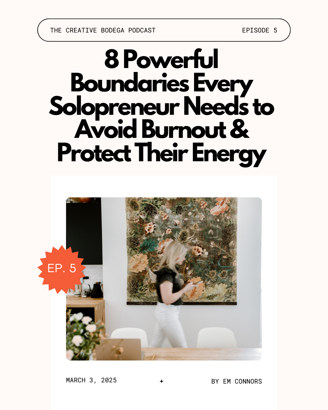 Em blurry walking fast looking down holding phone